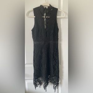 ASTR the Label High Neck Lace Dress